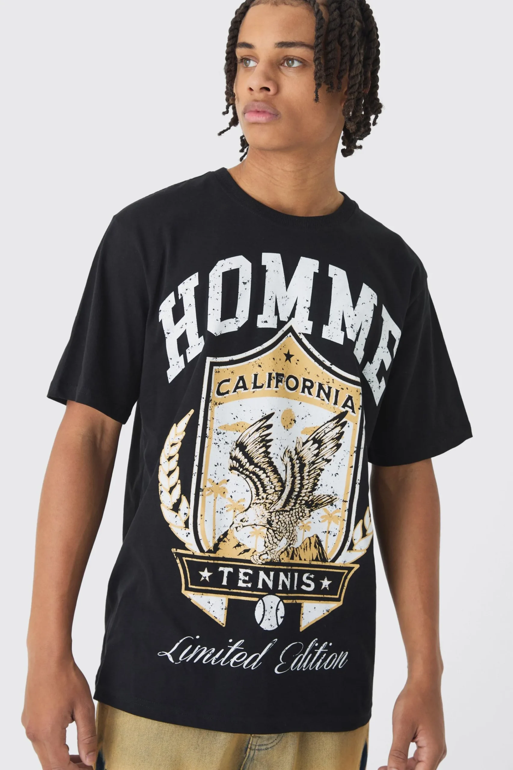 California Homme Print T-Shirt | UK^boohooMAN Discount