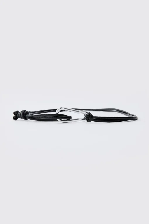 boohooMAN Carabiner Rope Belt | UK| Belts