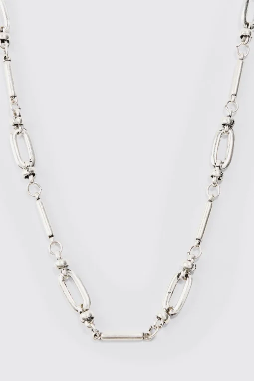 boohooMAN Chain Link Detail Necklace | UK| Jewellery & Watches