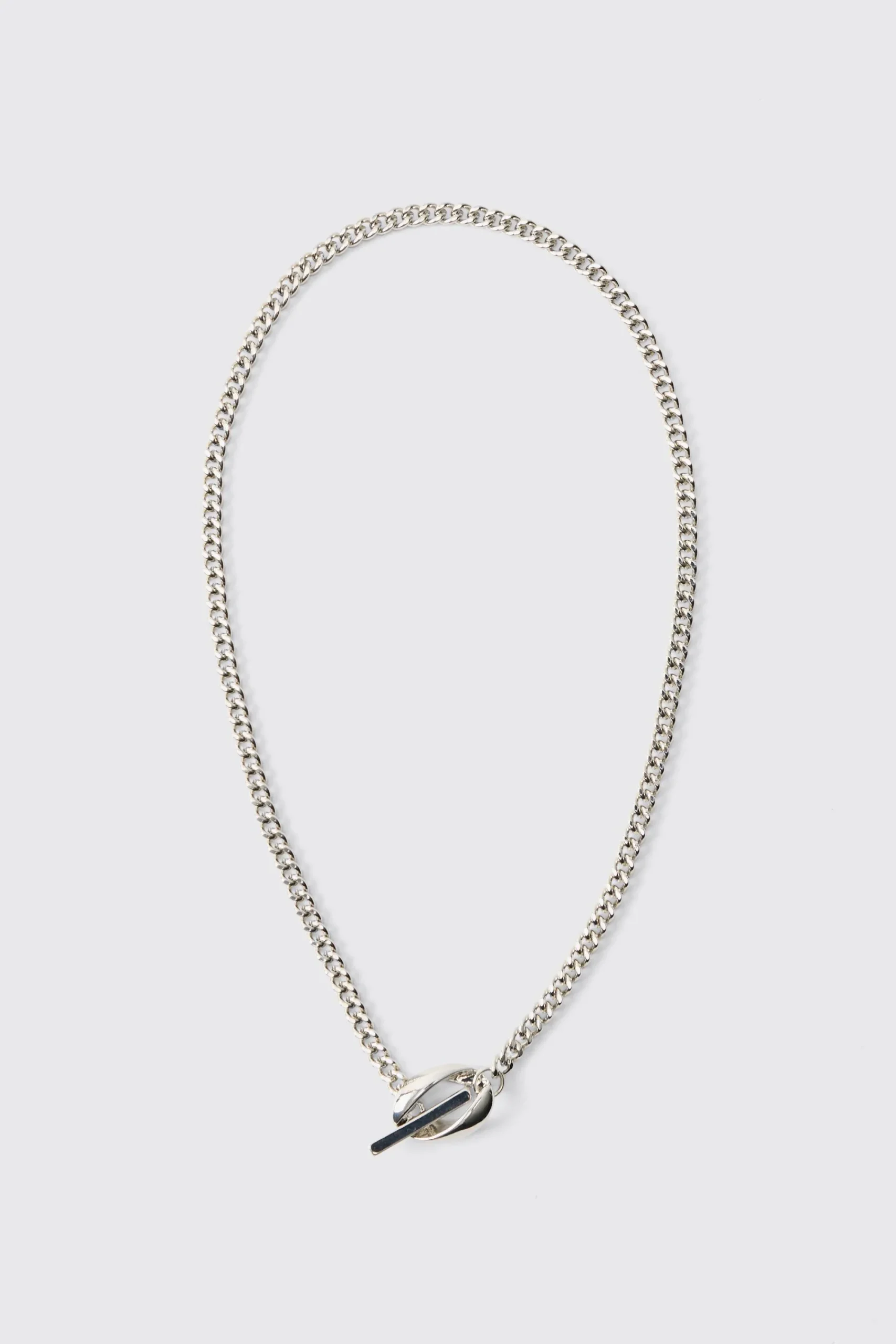 boohooMAN Chain Necklace With Round Pendant | UK| Jewellery & Watches