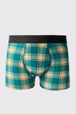 boohooMAN Check Printed Boxers | UK| Underwear & Socks|Underwear & Socks