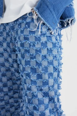 boohooMAN Checkerboard Denim Jacket And Jeans Set | UK| Sets & Co-Ords