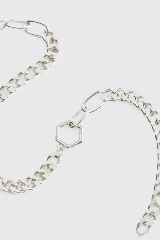 boohooMAN Chunky Chain Link Necklace In | UK| Jewellery & Watches