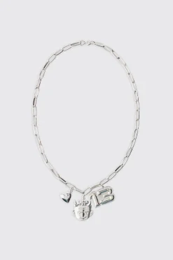 boohooMAN Chunky Chain Metal Necklace | UK| Jewellery & Watches