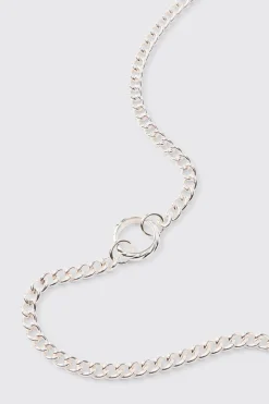boohooMAN Chunky Chain Ring Pendant Necklace | UK| Jewellery & Watches