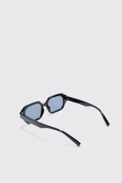 boohooMAN Chunky Hexagonal Sunglasses In | UK| Sunglasses