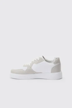boohooMAN Chunky Mesh Panel Trainers In | UK| Trainers & Hi-Tops