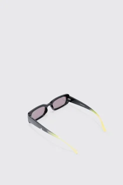 boohooMAN Chunky Ombre Frame Sunglasses In Yellow | UK| Sunglasses
