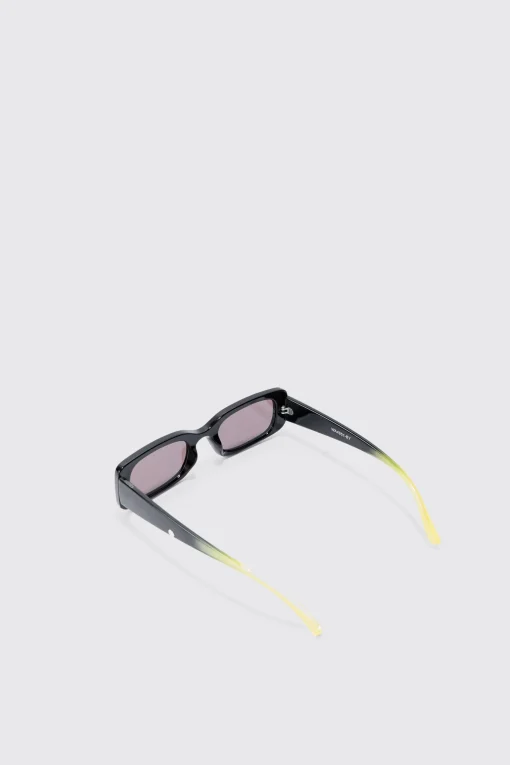 boohooMAN Chunky Ombre Frame Sunglasses In Yellow | UK| Sunglasses