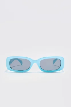 boohooMAN Chunky Plastic Rectangular Sunglasses | UK| Sunglasses