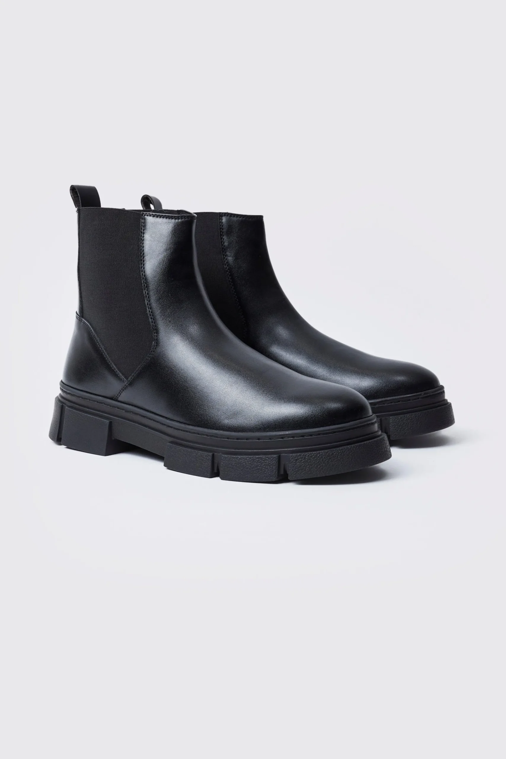 boohooMAN Chunky Track Sole Chelsea Boots | UK| Boots|Smart Shoes
