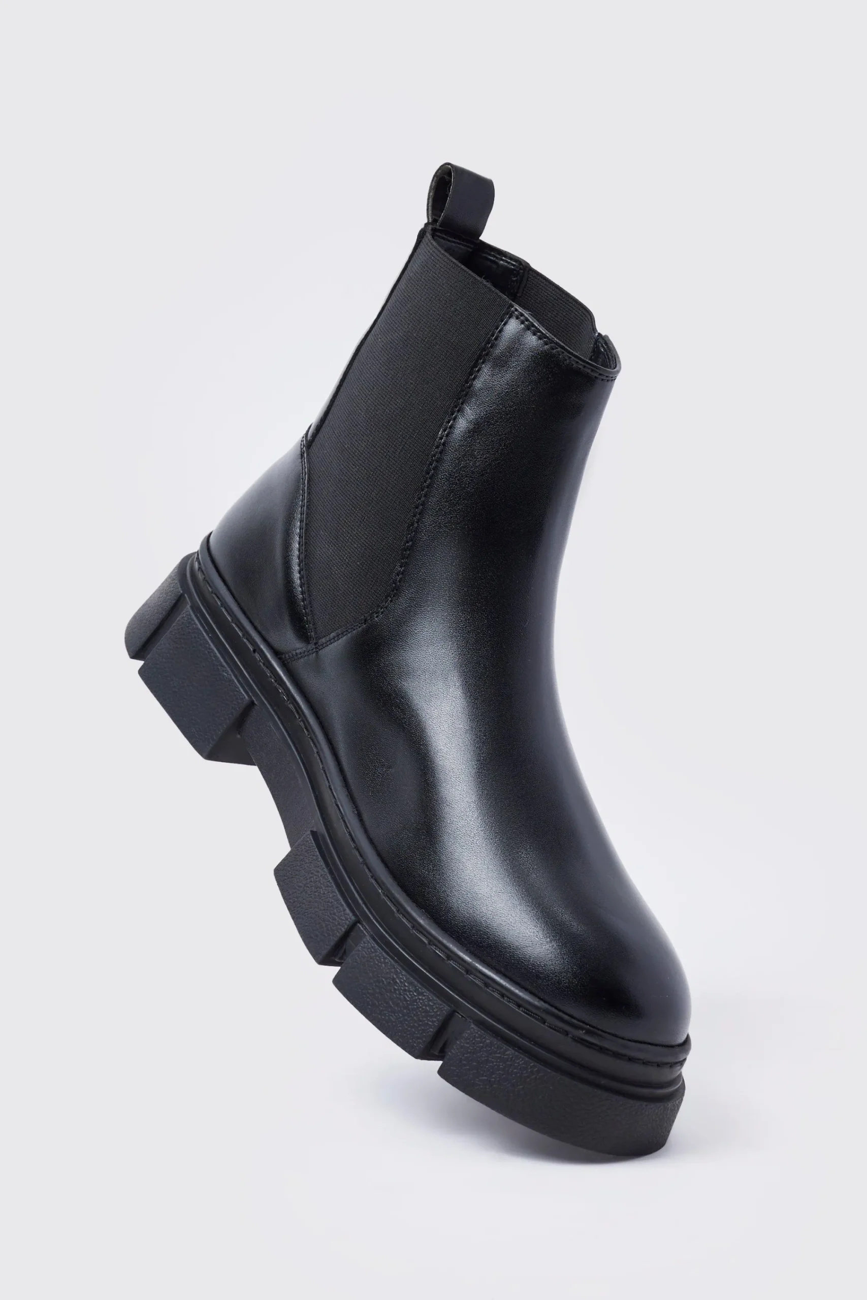 boohooMAN Chunky Track Sole Chelsea Boots | UK| Boots|Smart Shoes