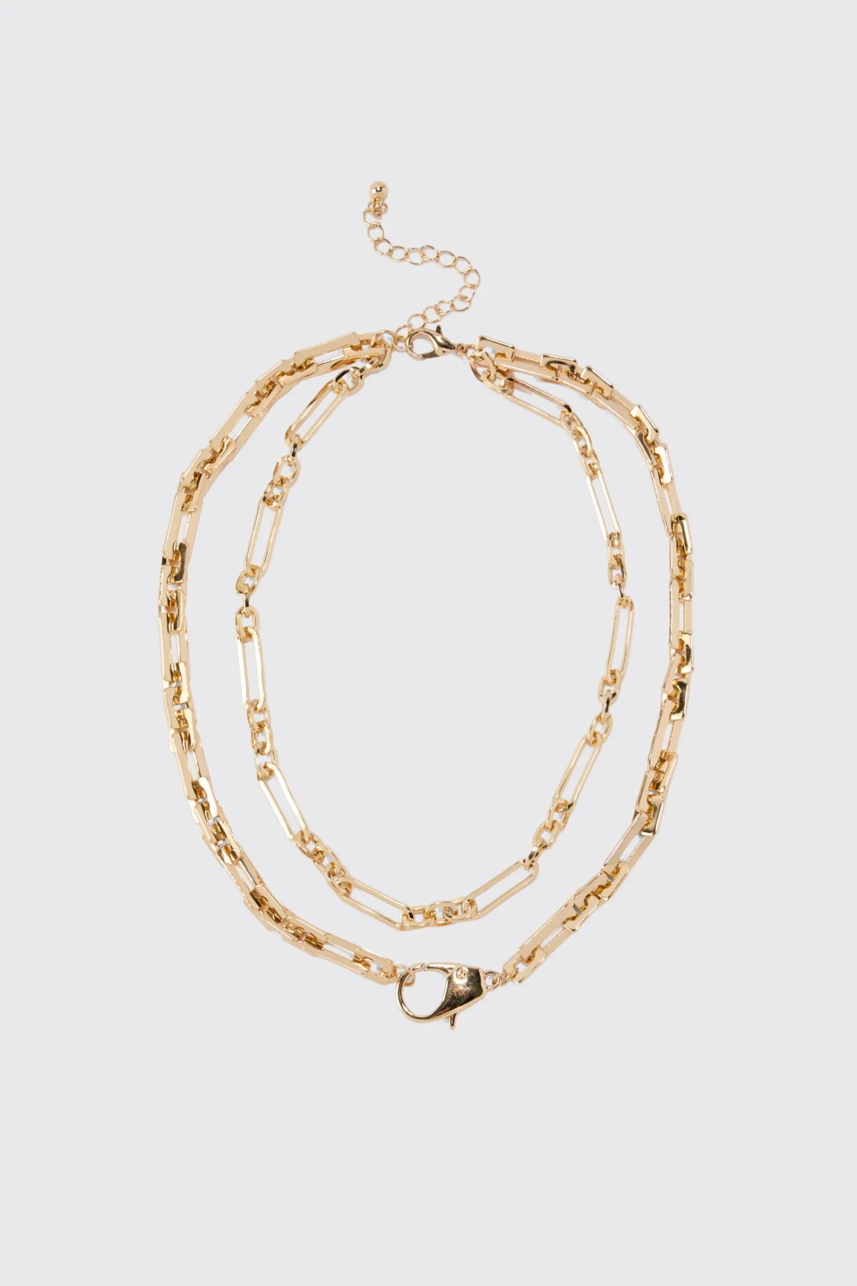 boohooMAN Clip Detail Chain Necklace | UK| Jewellery & Watches