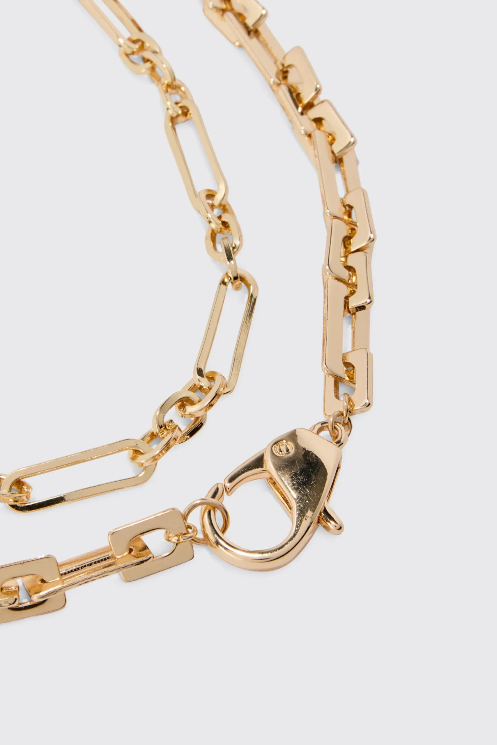 boohooMAN Clip Detail Chain Necklace | UK| Jewellery & Watches