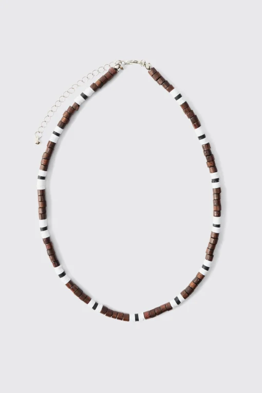 boohooMAN Colour Bead Necklace In | UK| Jewellery & Watches