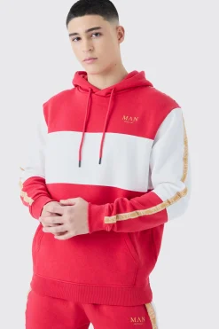 boohooMAN Colour Block Man Tape Short Tracksuit | UK| Tracksuits