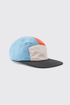 boohooMAN Colour Block Woven Camper Hat In | UK| Hats & Caps