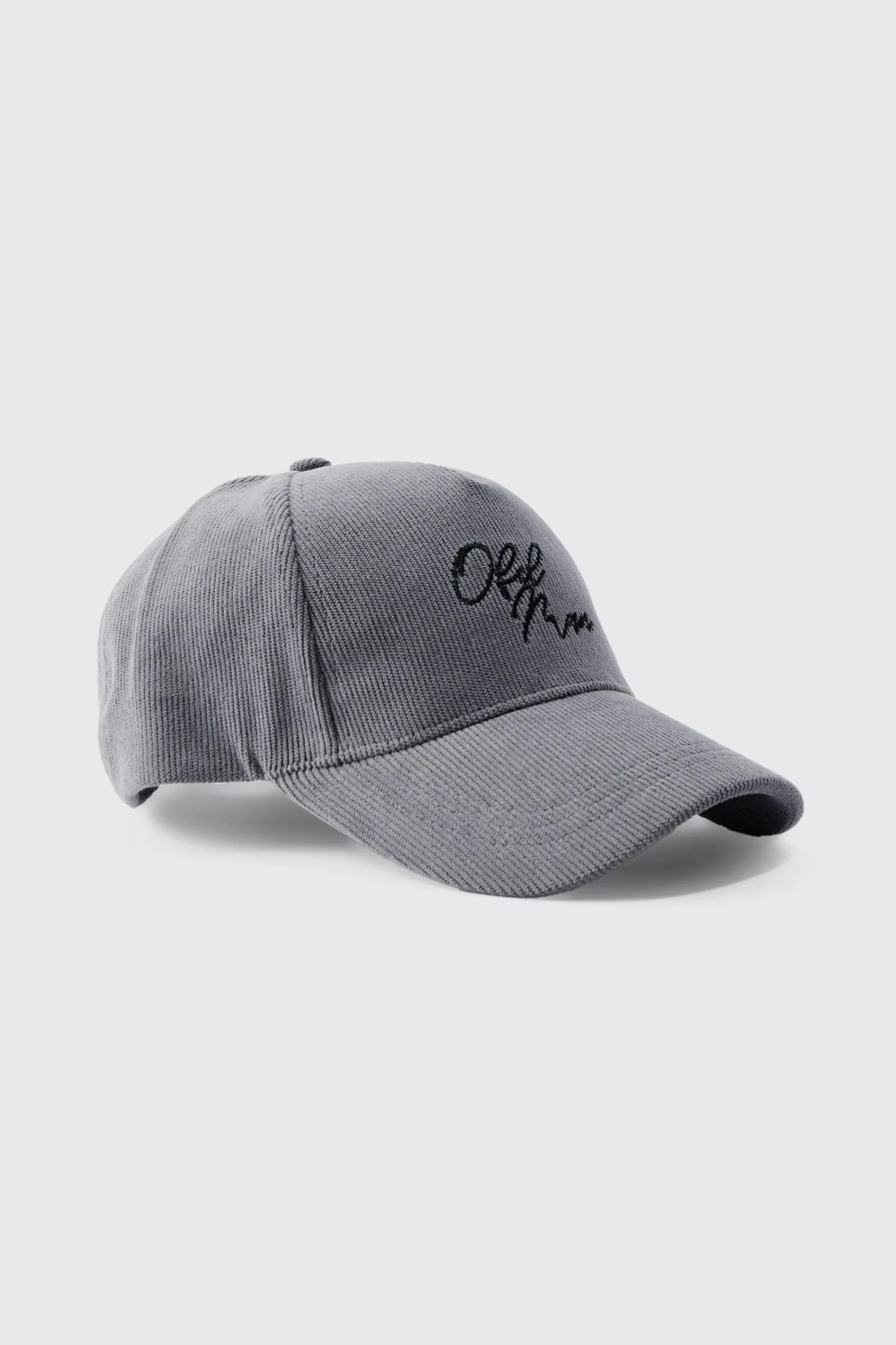 boohooMAN Cord Ofcl Man Embroidered Cap In | UK| Hats & Caps