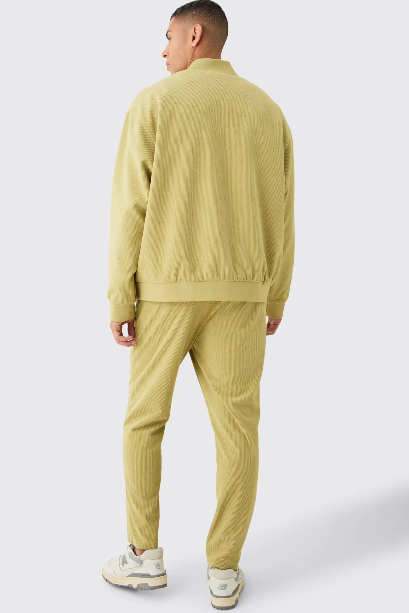boohooMAN Corduroy Oversized Bomber Jacket | UK| Suits & Tailoring