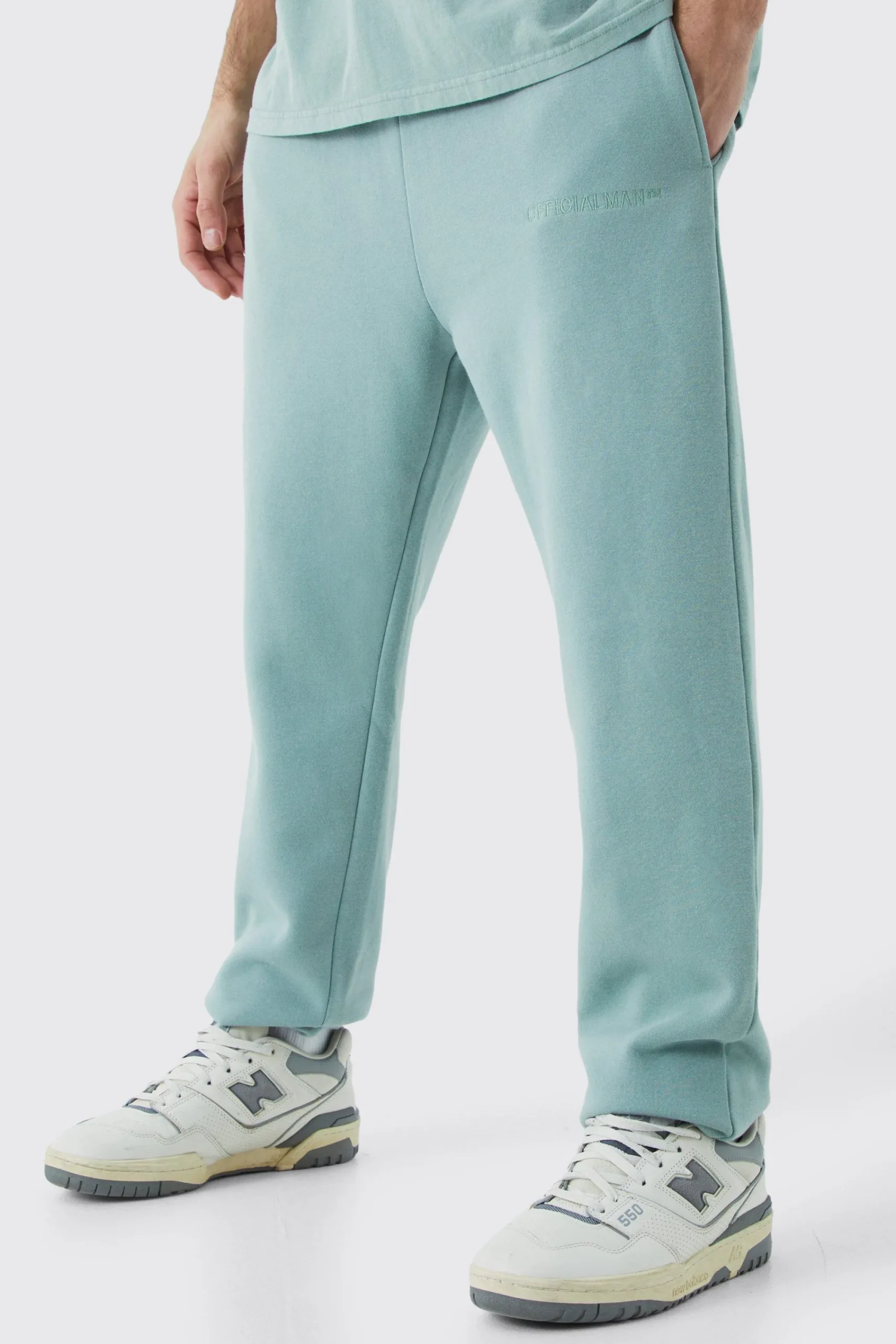 boohooMAN Core Fit Official Washed Jogger | UK| Joggers