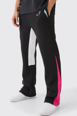 boohooMAN Core Gusset Paint Splatter Joggers | UK| Joggers