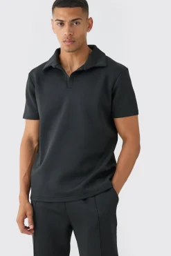 boohooMAN Core Revere Scuba Polo & Jogger Set | UK| Tracksuits