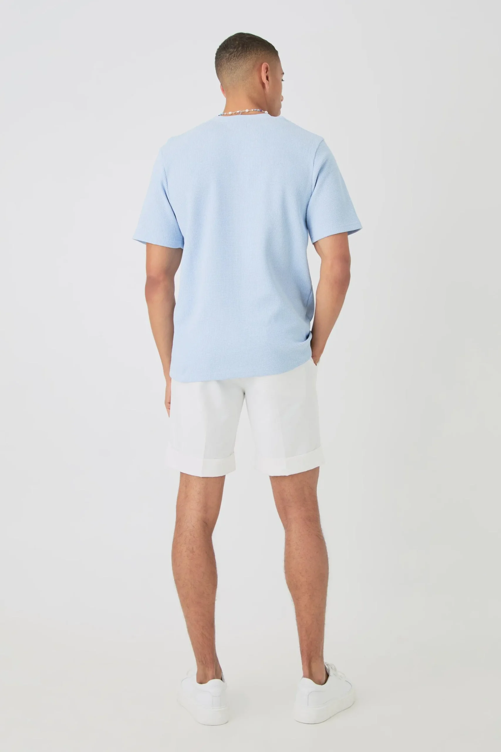 Core Waffle T-shirt | UK^boohooMAN
