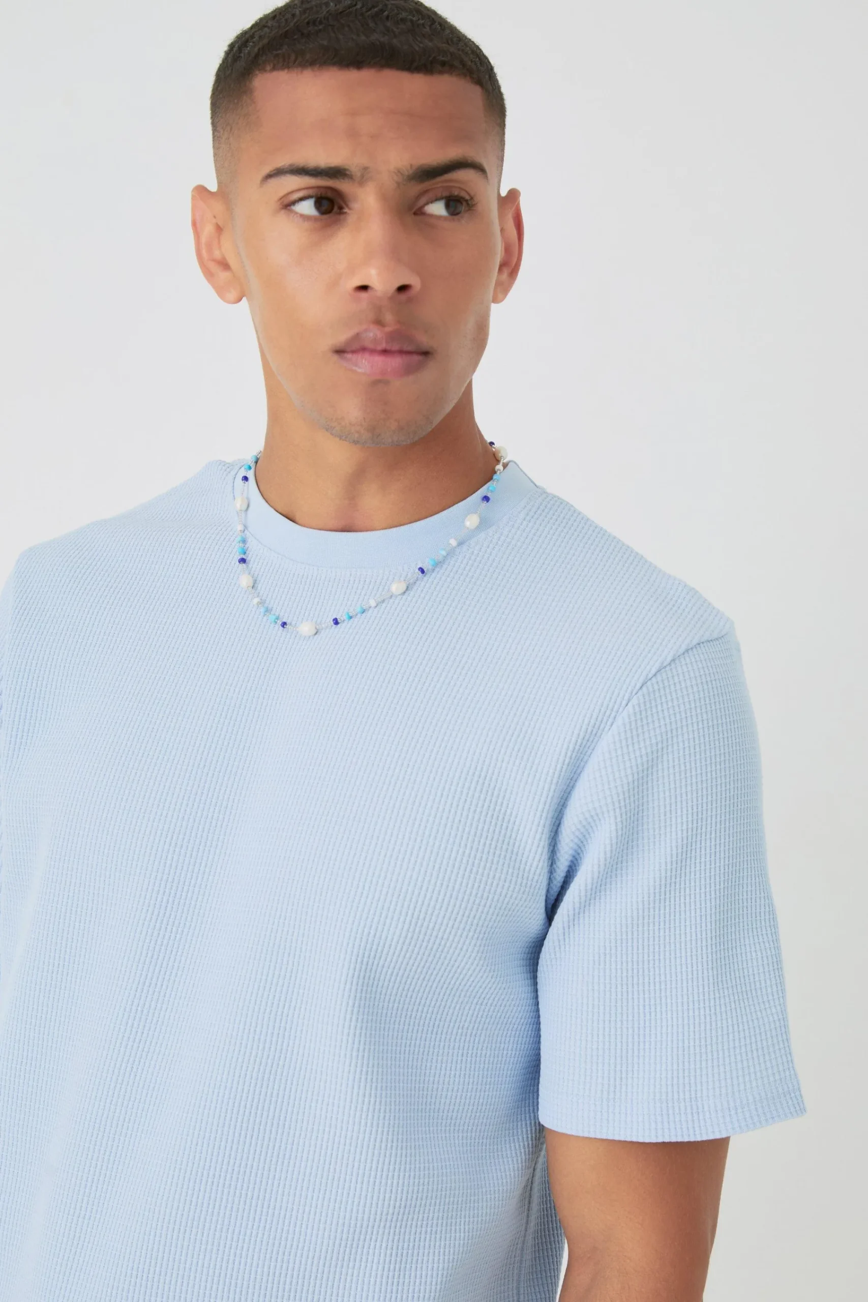 Core Waffle T-shirt | UK^boohooMAN