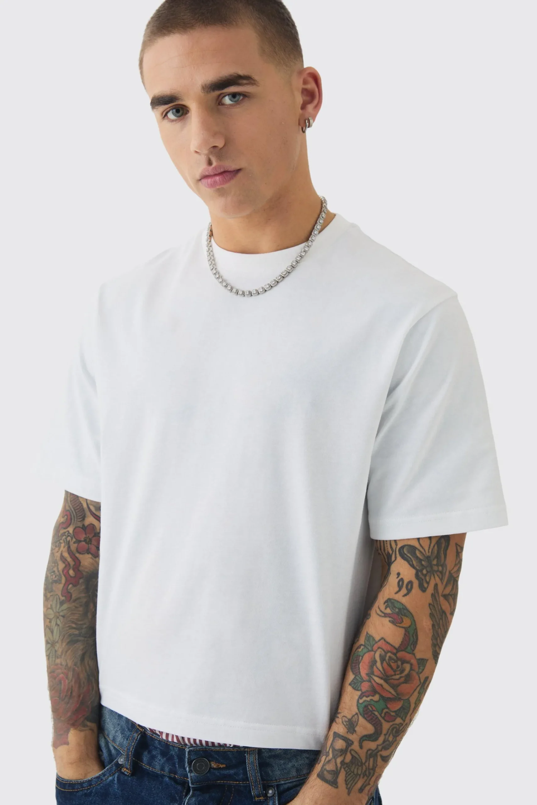 Crew Neck Baby T-shirt | UK^boohooMAN Hot