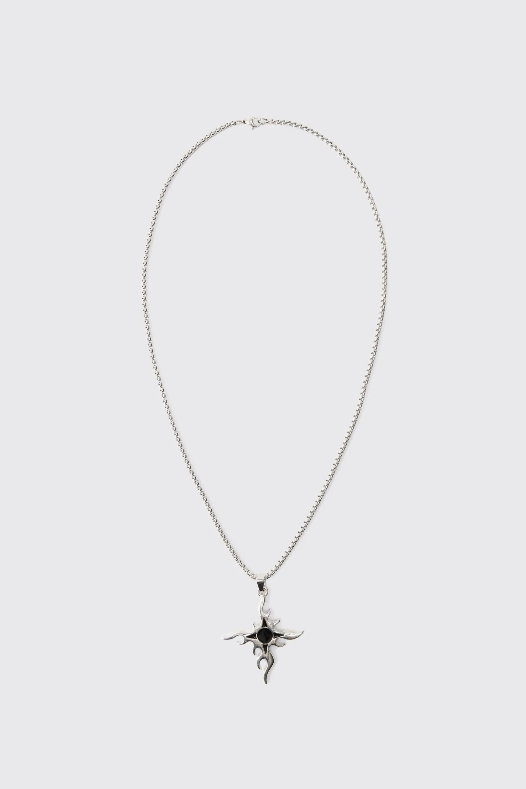 boohooMAN Cross Pendant Necklace In | UK| Jewellery & Watches