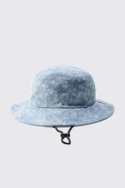 boohooMAN Denim Bucket Hat In | UK| Hats & Caps