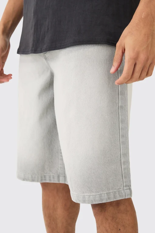 boohooMAN Denim Jorts In | UK| Shorts