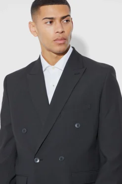 boohooMAN Double Breasted Relaxed Fit Blazer | UK| Suits & Tailoring