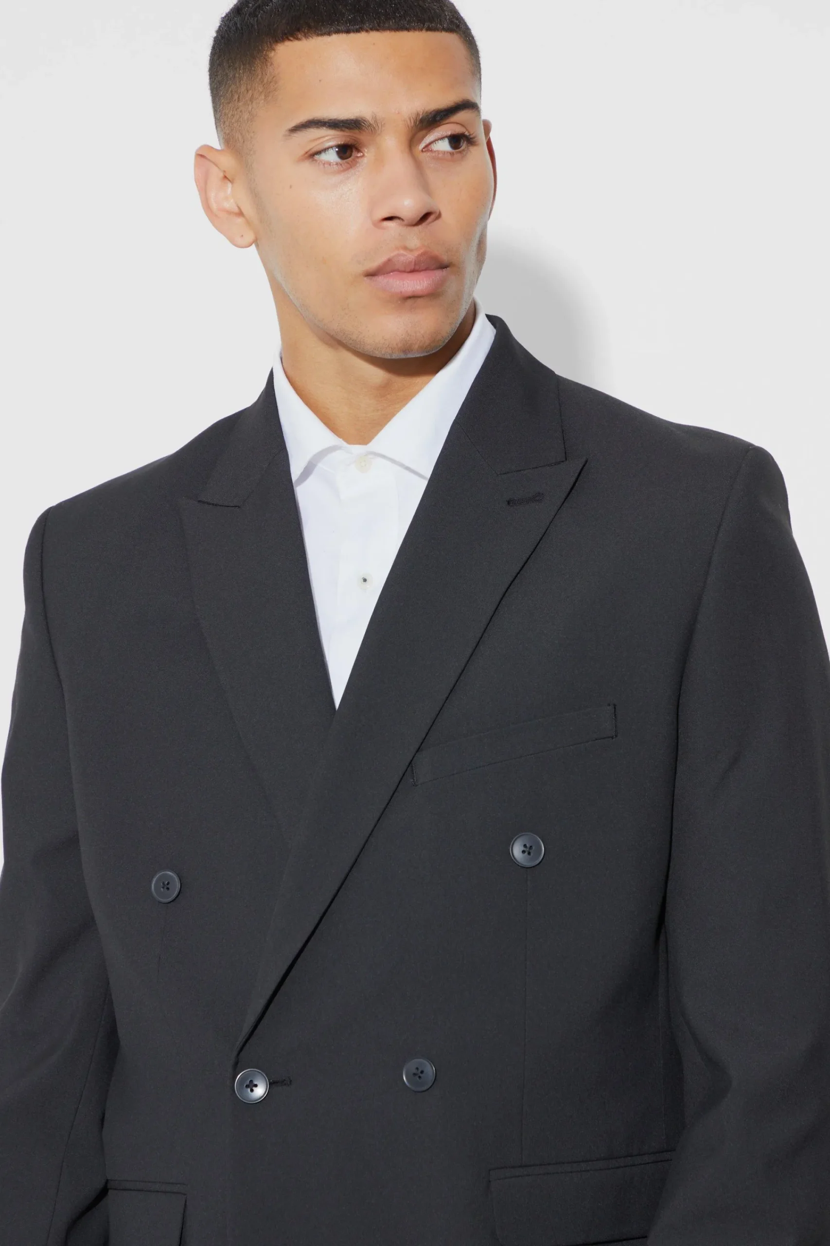 boohooMAN Double Breasted Relaxed Fit Blazer | UK| Suits & Tailoring