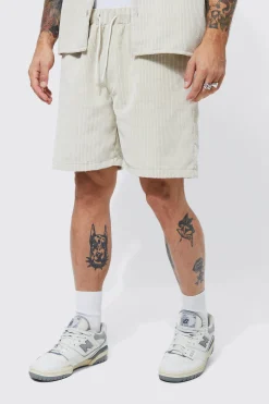 boohooMAN Cord Shirt And Shorts Set | UK| Sets & Co-Ords