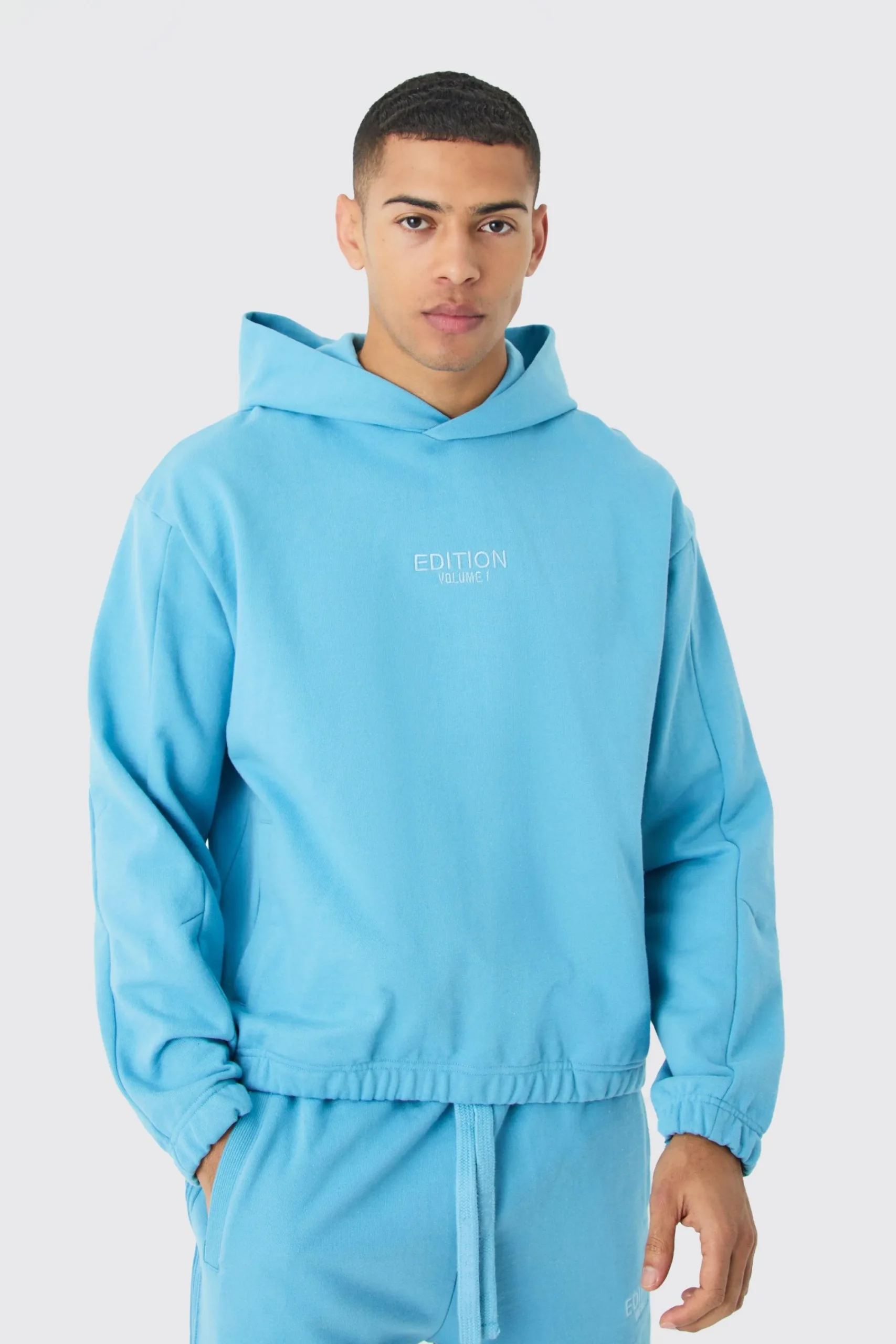 boohooMAN EDITION Oversized Boxy Heavyweight Hoodie | UK| Hoodies & Sweatshirts