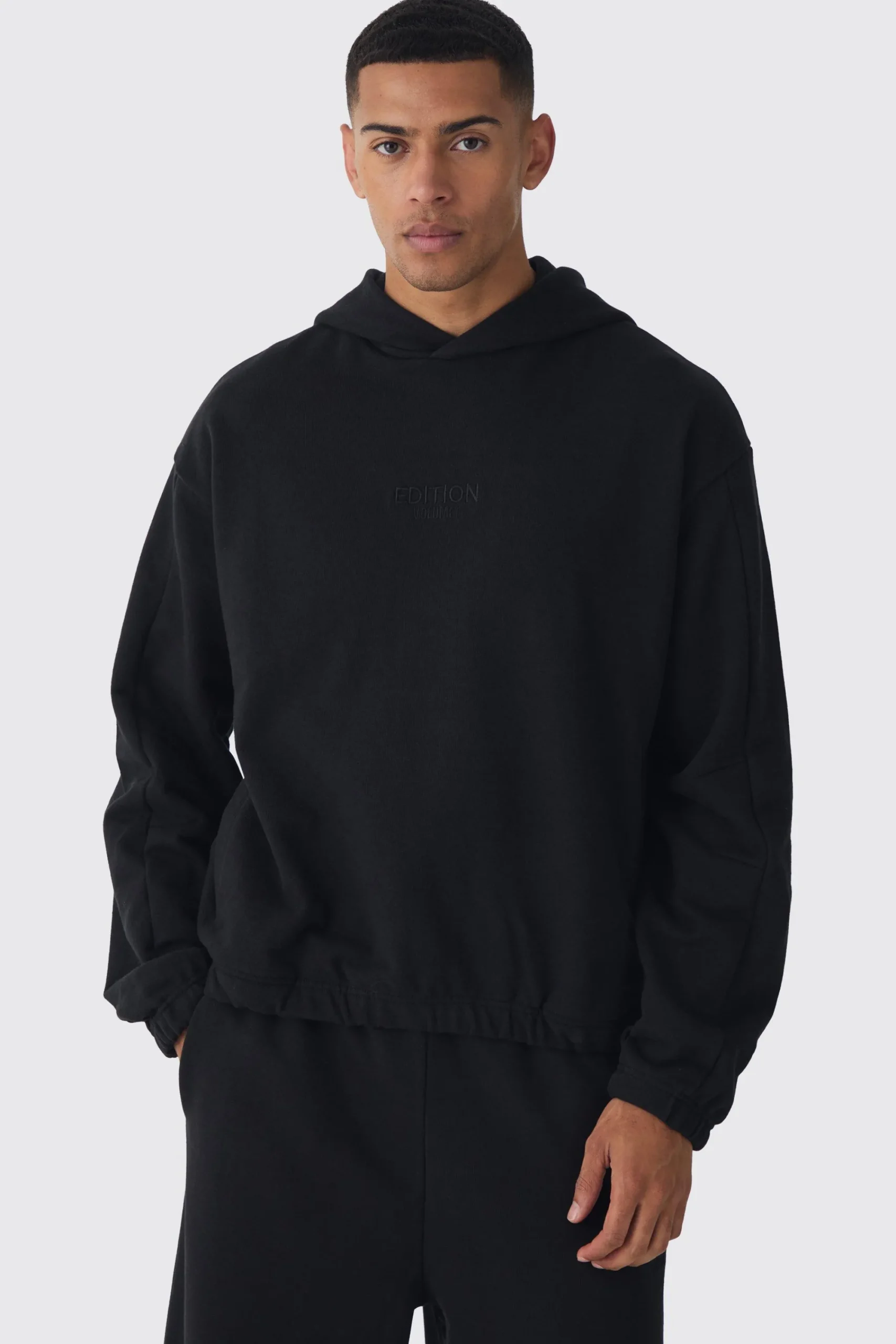boohooMAN EDITION Oversized Boxy Heavyweight Hoodie | UK| Hoodies & Sweatshirts