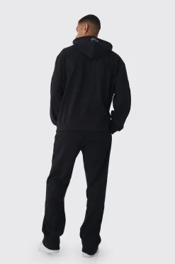 boohooMAN EDITION Oversized Heavyweight 1/4 Zip Pintuck Hoodie | UK| Hoodies & Sweatshirts