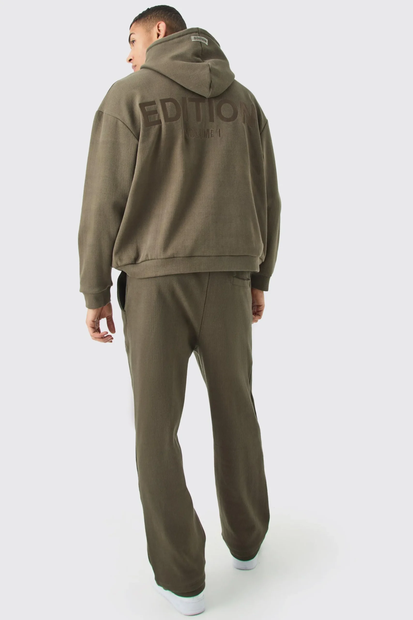 boohooMAN EDITION Oversized Heavyweight Ribbed Hoodie | UK| Hoodies & Sweatshirts