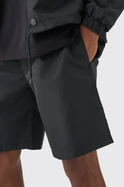boohooMAN Elasticated Waist Comfort Nylon Shorts | UK| Shorts