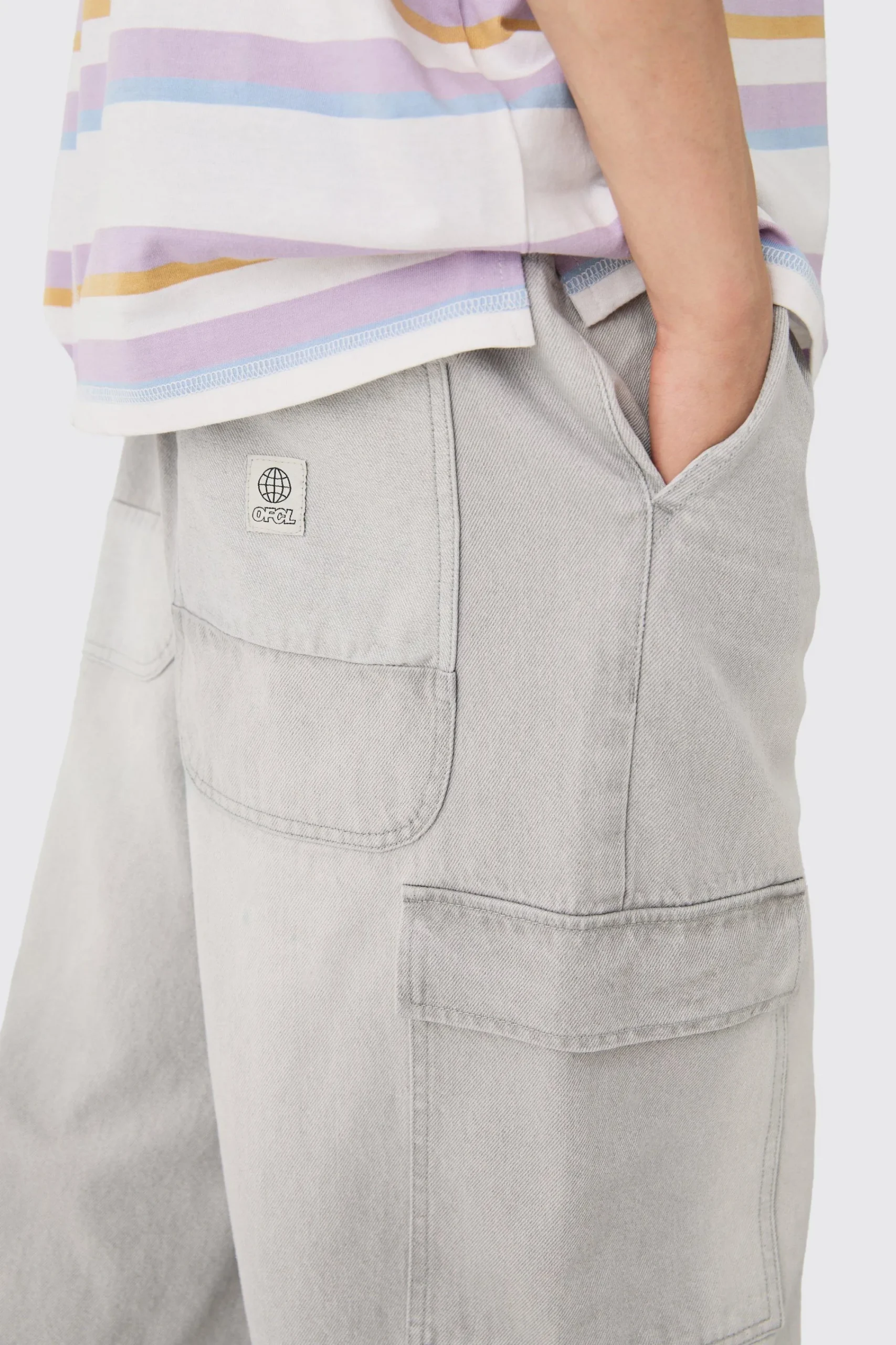 boohooMAN Elasticated Waist Extreme Wide Fit Cargo Jeans In | UK| Trousers|Jeans