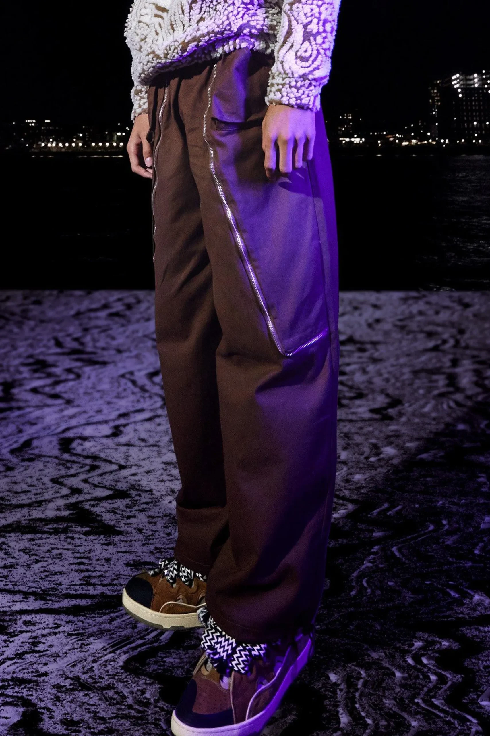 boohooMAN Elasticated Waist Oversized Pocket Cargo | UK| Trousers