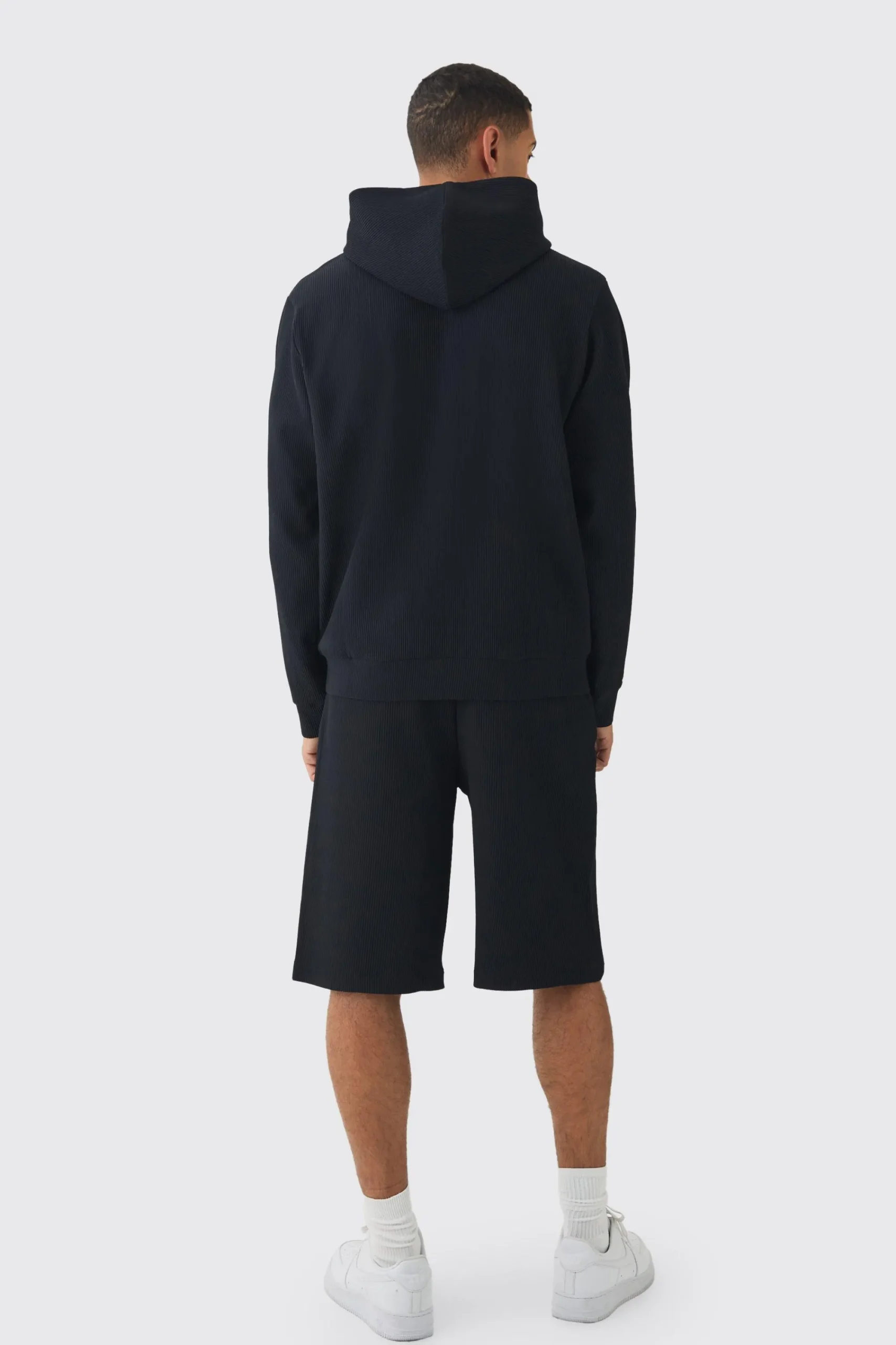 boohooMAN Elasticated Waist Pleated Jorts | UK| Shorts