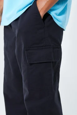 boohooMAN Elasticated Waist Relaxed Fit Cargo Trouser | UK| Trousers|Cargos