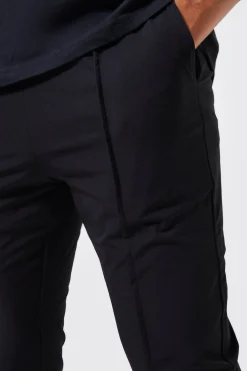 boohooMAN Elasticated Waist Skinny Stretch Golf Trousers | UK| Trousers