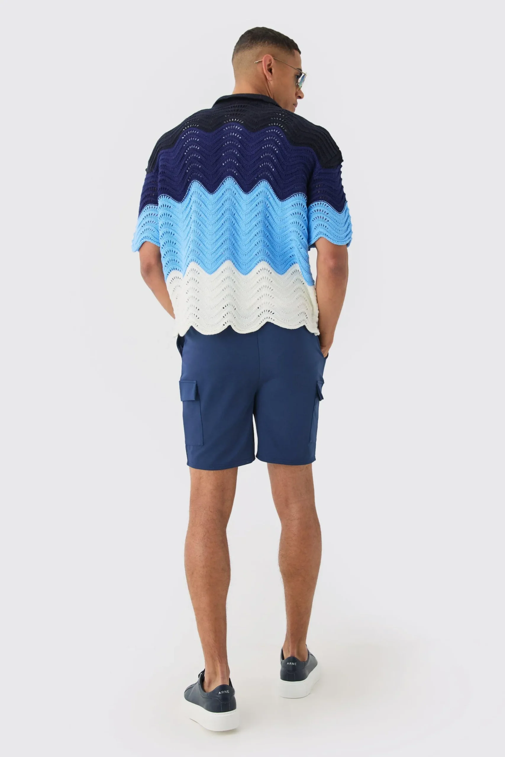 boohooMAN Elasticated Waist Skinny Fit Cargo Shorts | UK| Shorts