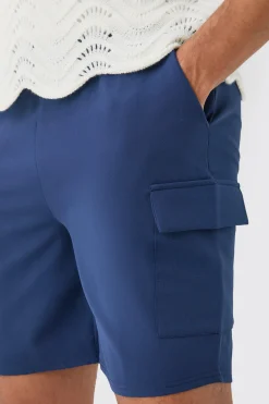 boohooMAN Elasticated Waist Skinny Fit Cargo Shorts | UK| Shorts