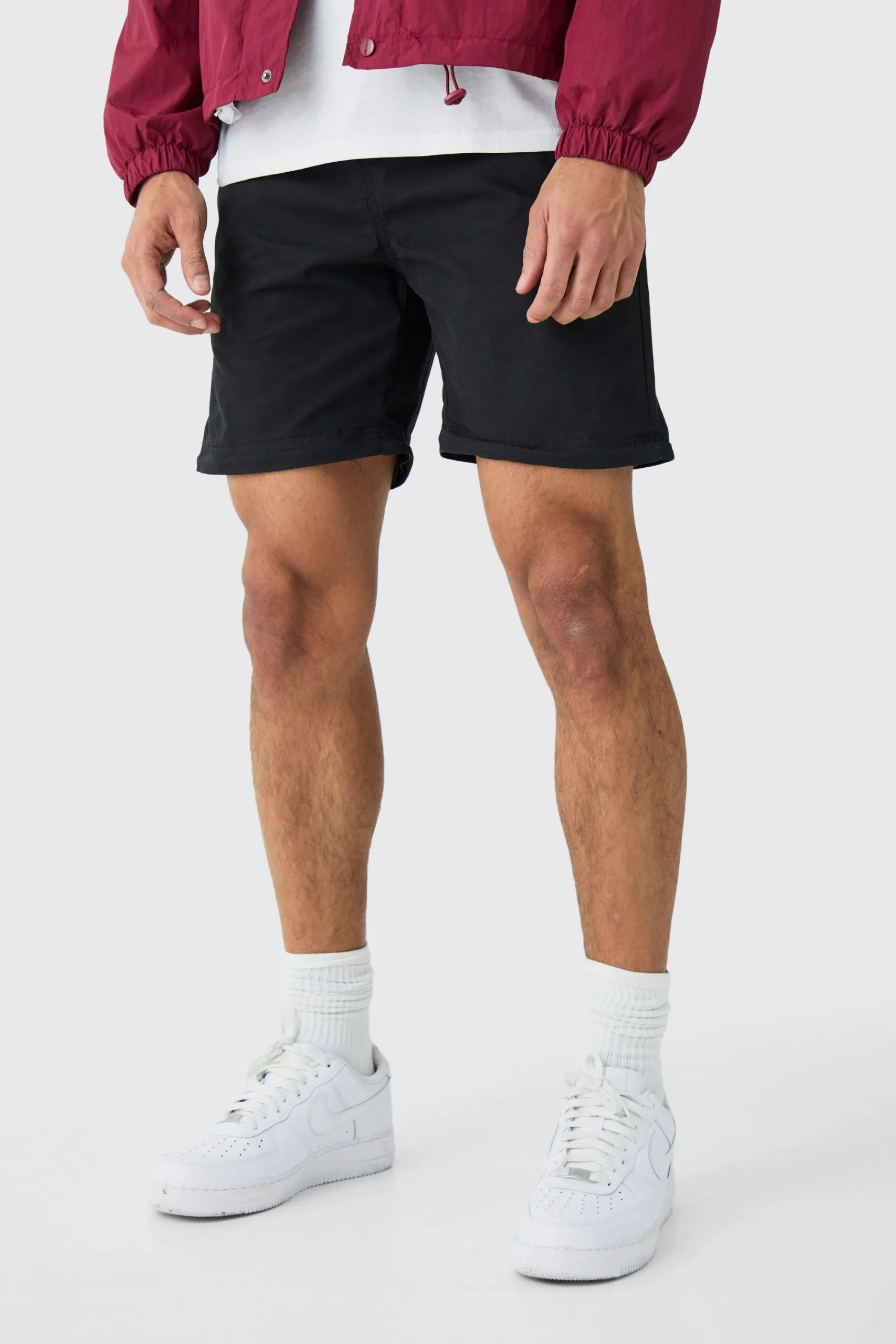 boohooMAN Elasticated Waist Straight Zip Off Trouser | UK| Trousers|Cargos