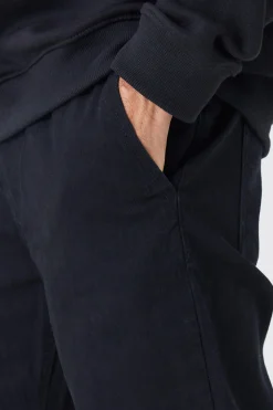 boohooMAN Elasticated Waistband Straight Fit Denim Joggers | UK| Jeans