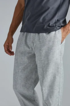 boohooMAN Elasticated Waistband Straight Leg Trouser | UK| Sets & Co-Ords